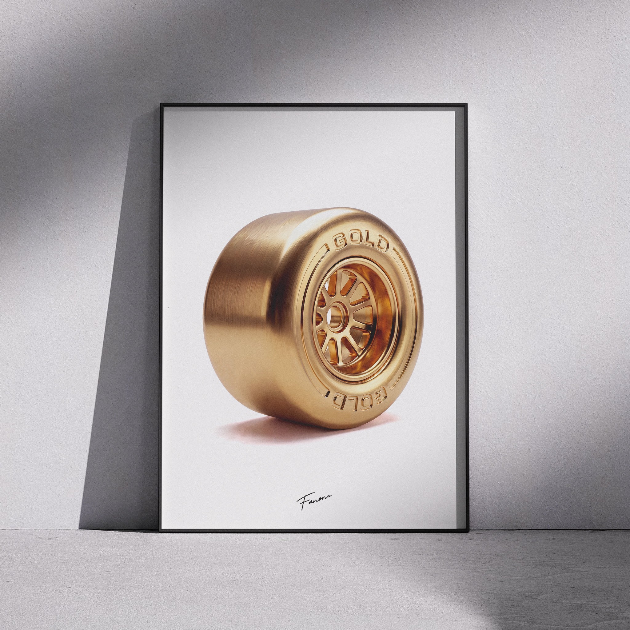 Gold Reifen - Premium Poster (Gold Edition)