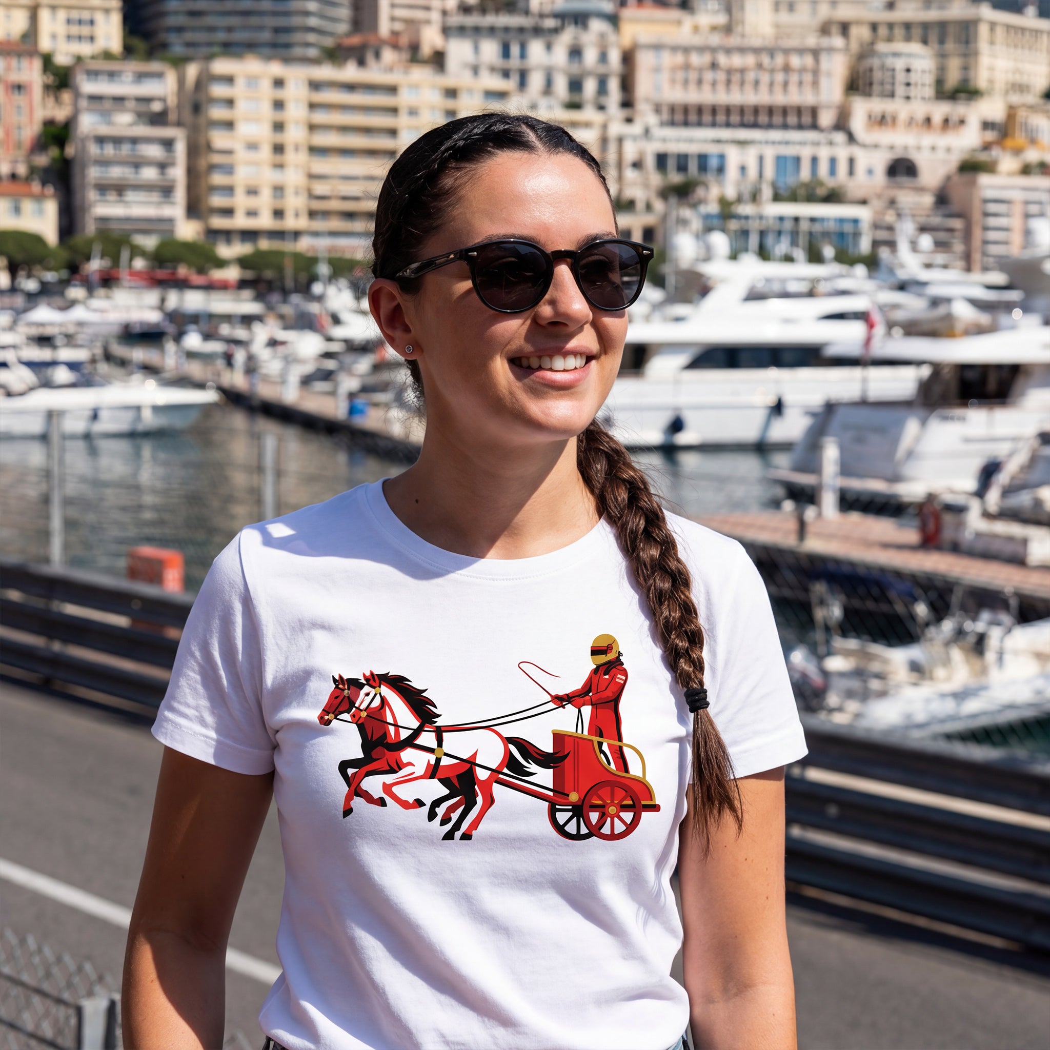 Horsepower Artwork – zwei Pferde Ferrari-Motiv