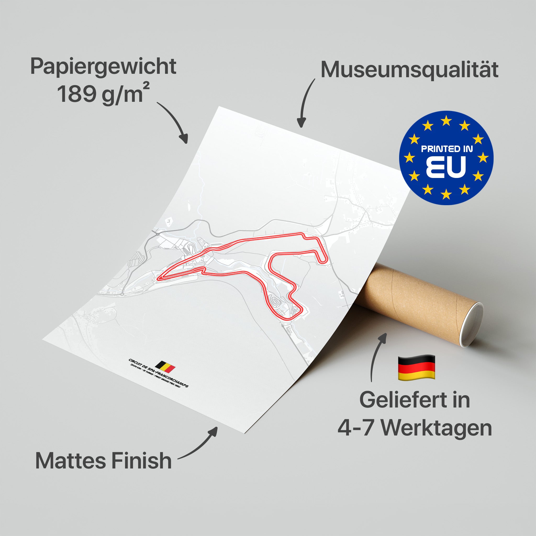 Spa Light Edition Poster in Premium-Verpackung