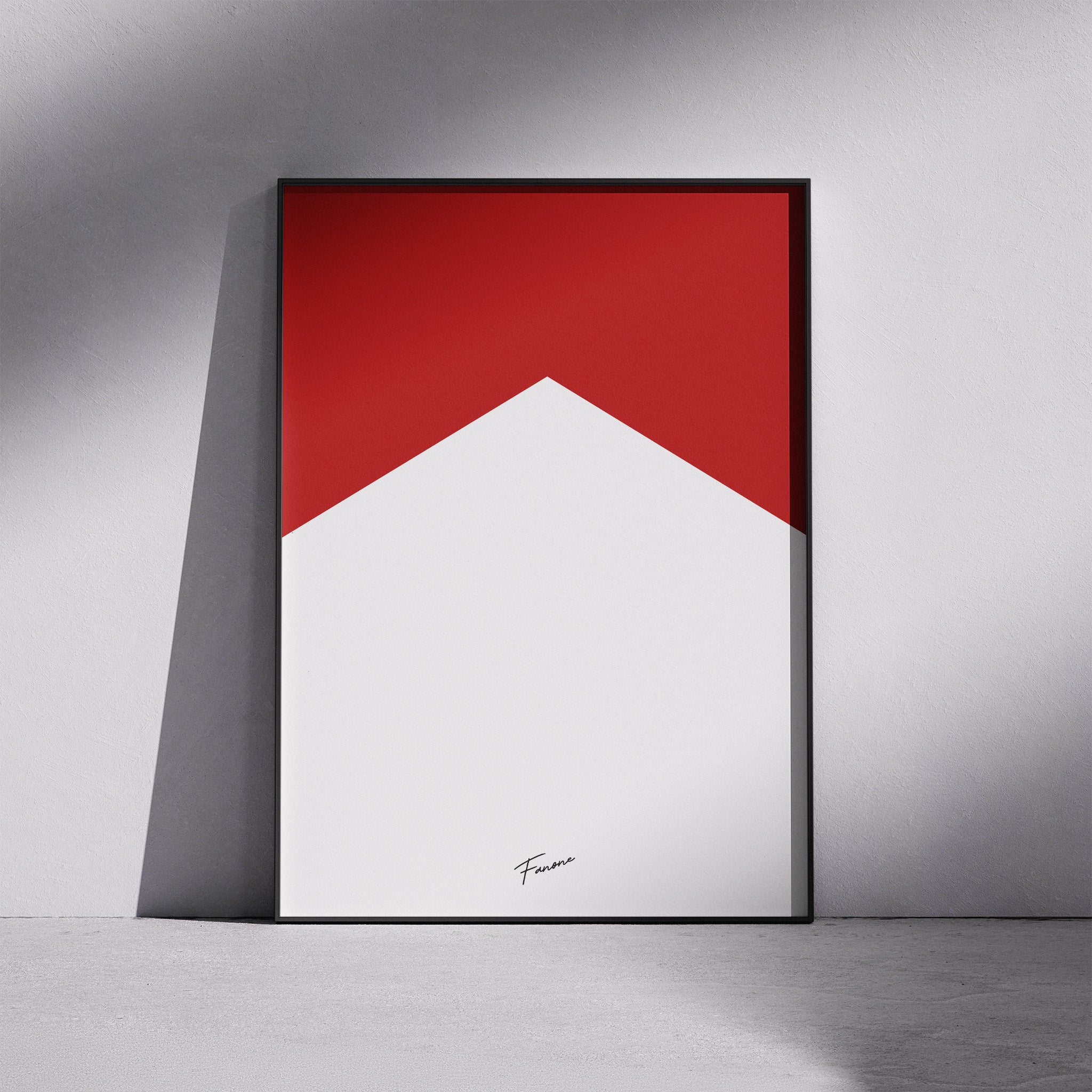 Classic Liverie Poster gerahmt am Boden lehnend