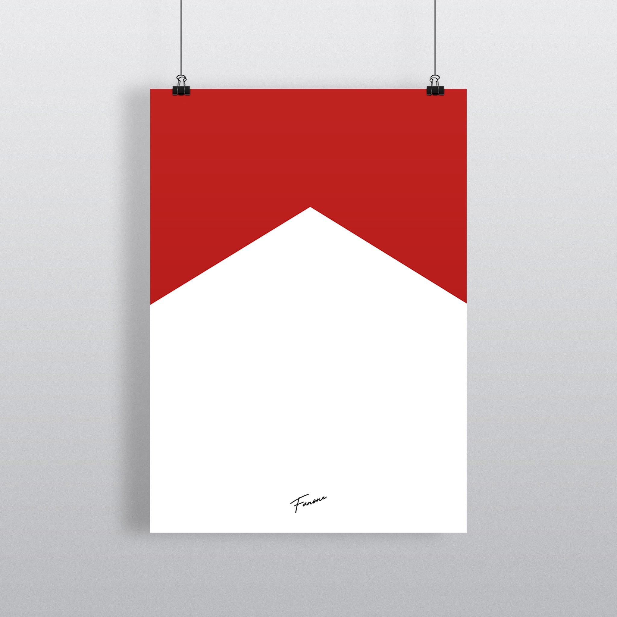 Classic Liverie Poster – ikonische rot-weiße F1-Streifen-Liverie