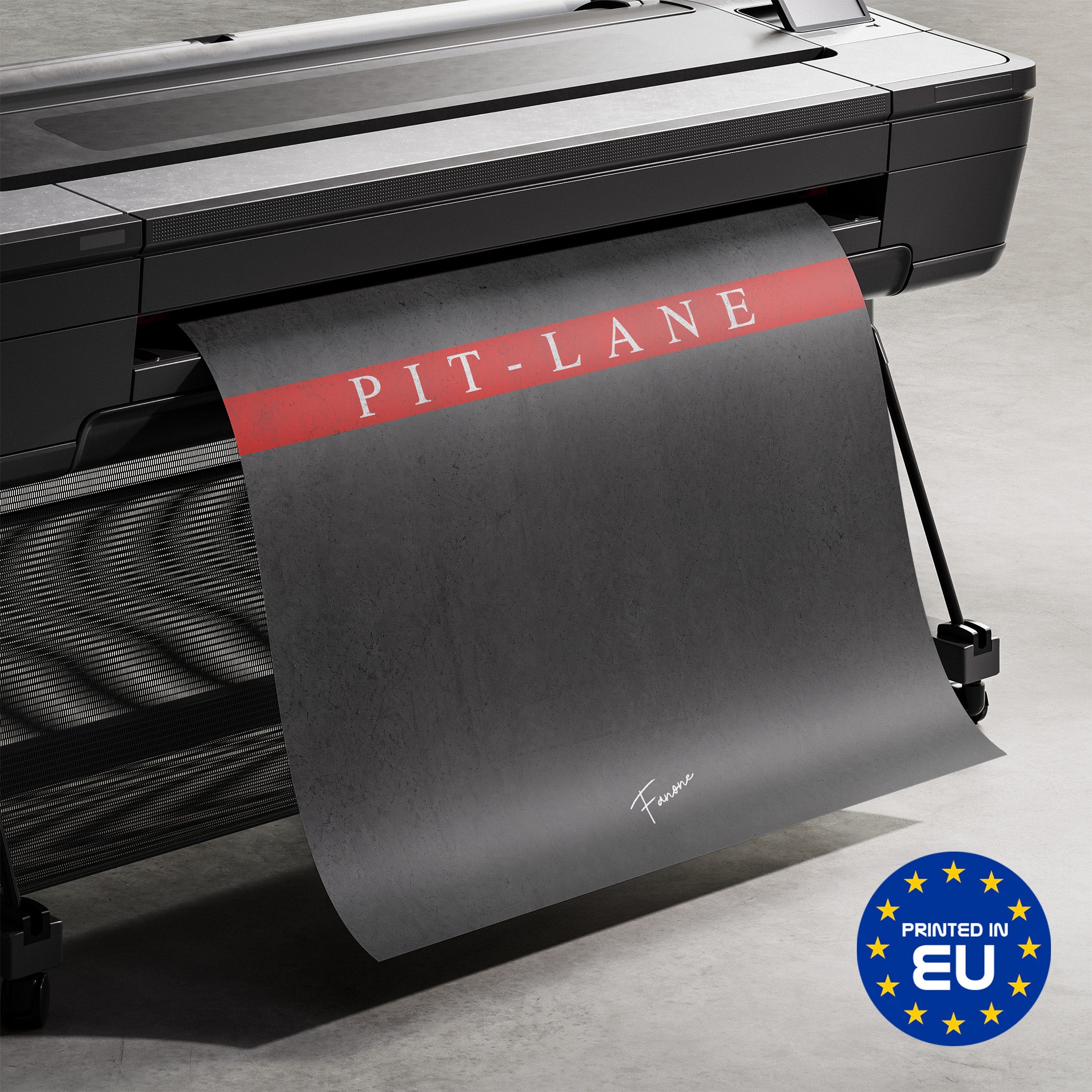 Premium-Druck Detailansicht – Pit Lane Poster
