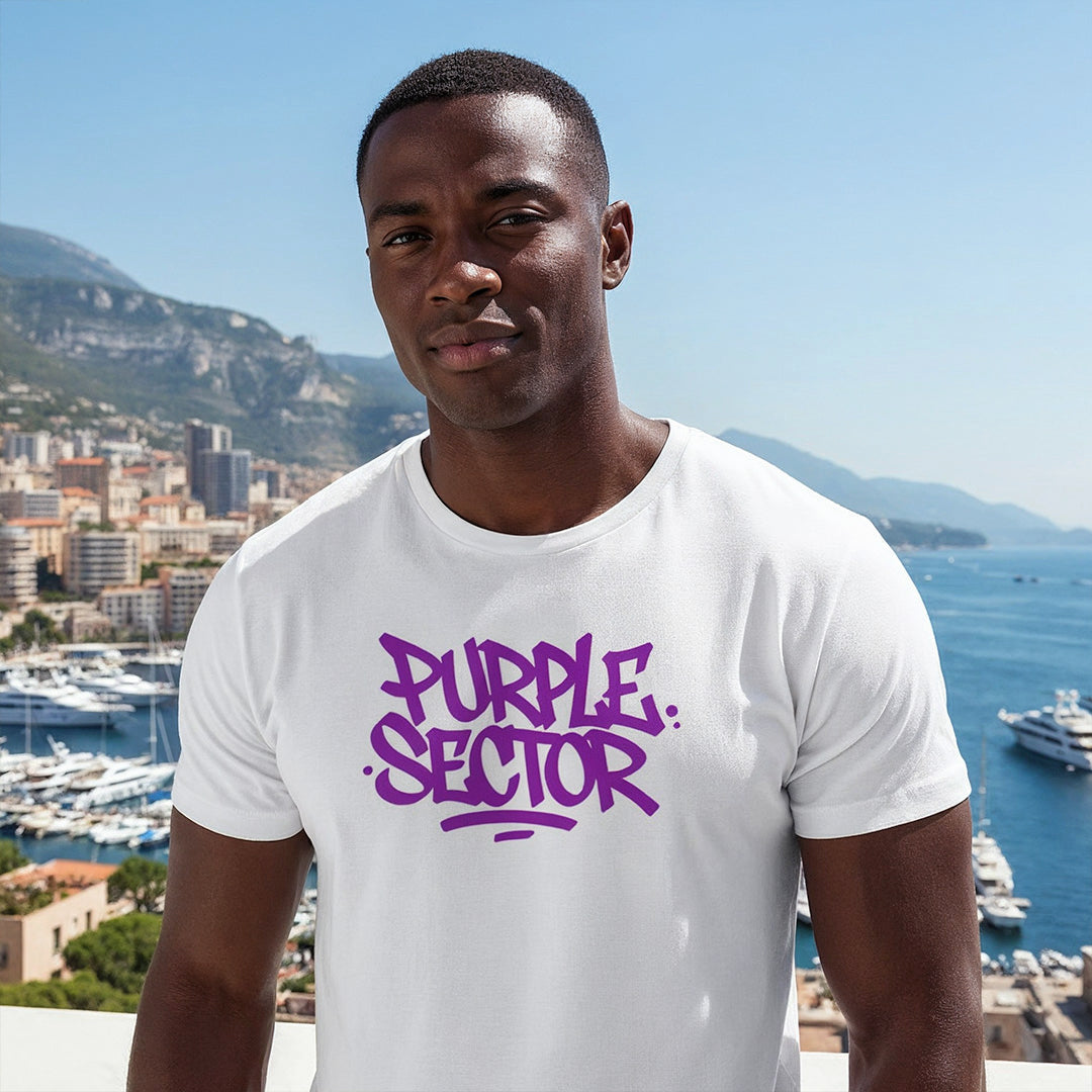 Purple Sector Artwork – Bestzeit-Statement im Graffiti-Stil