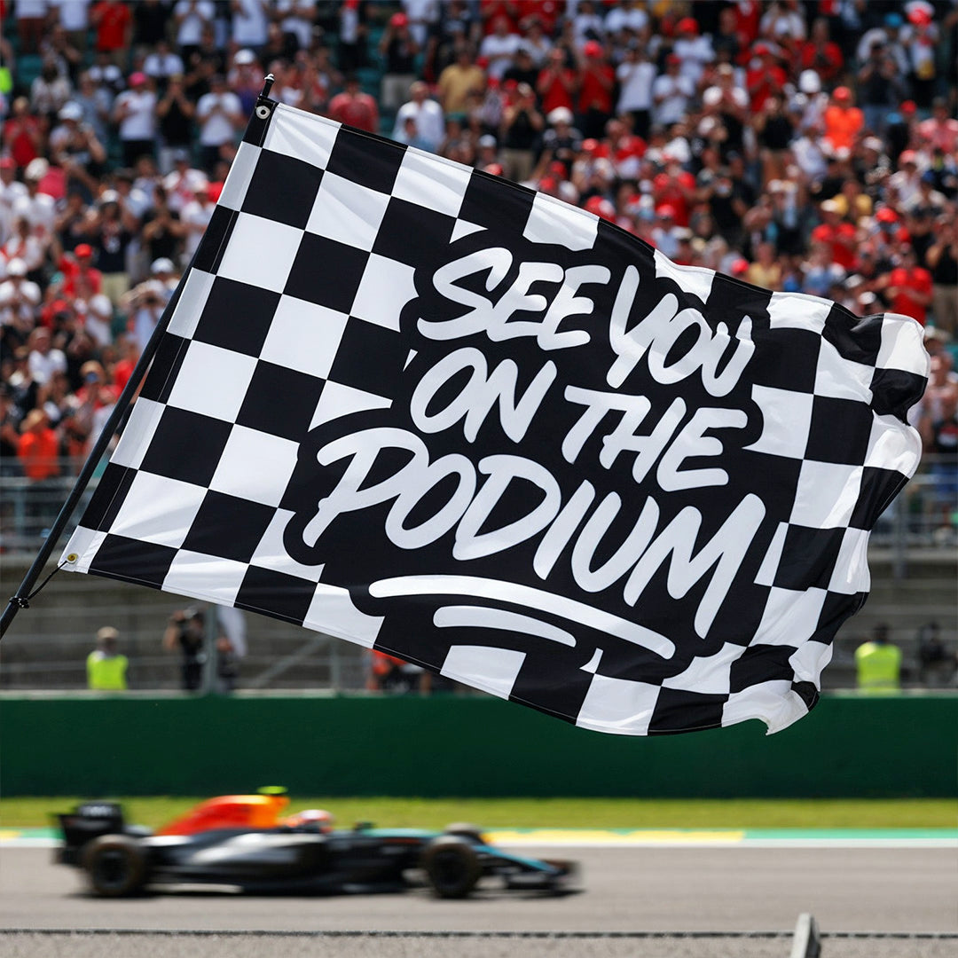 See you on the podium - Flag