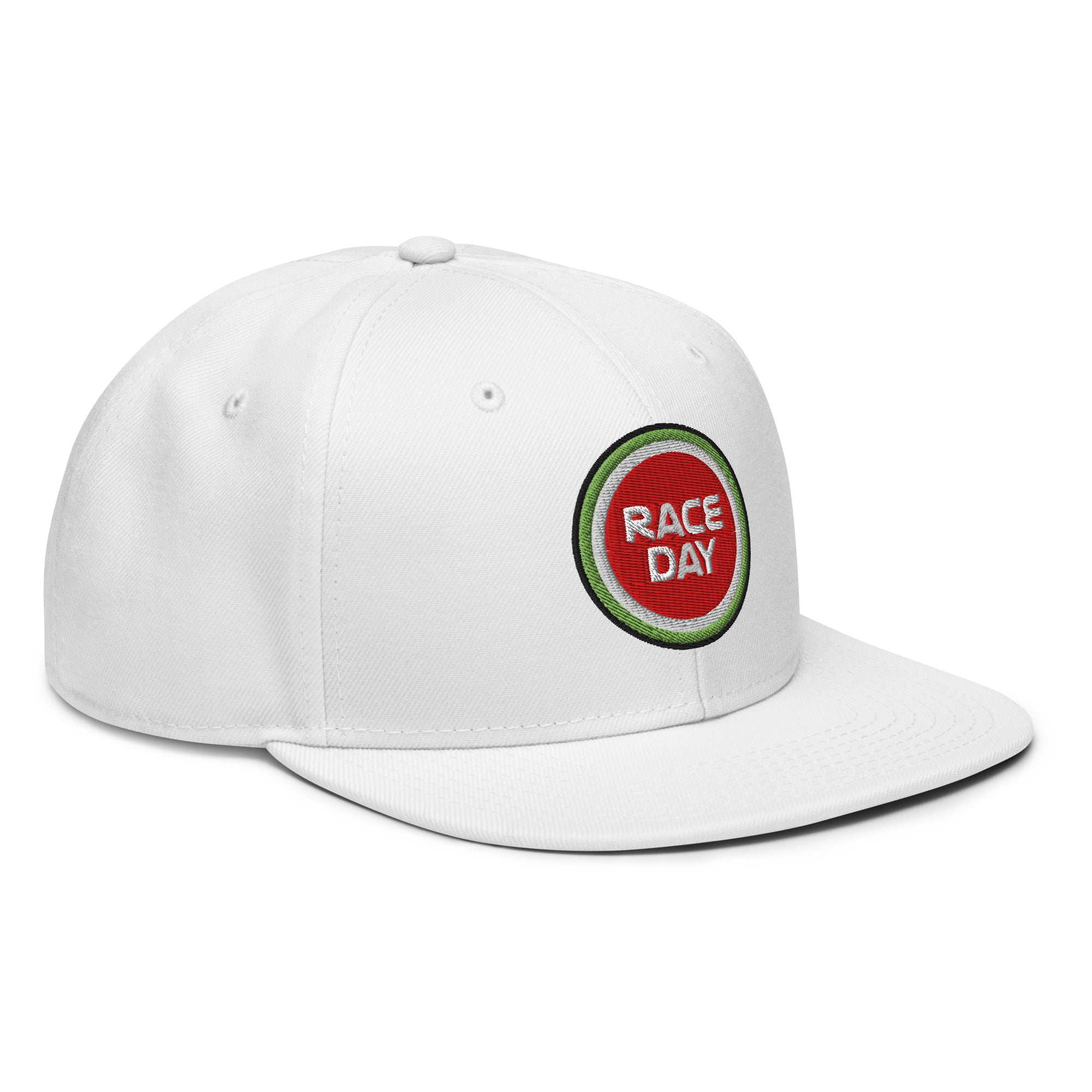 Race Day Snapback weiß Seitenansicht rechts