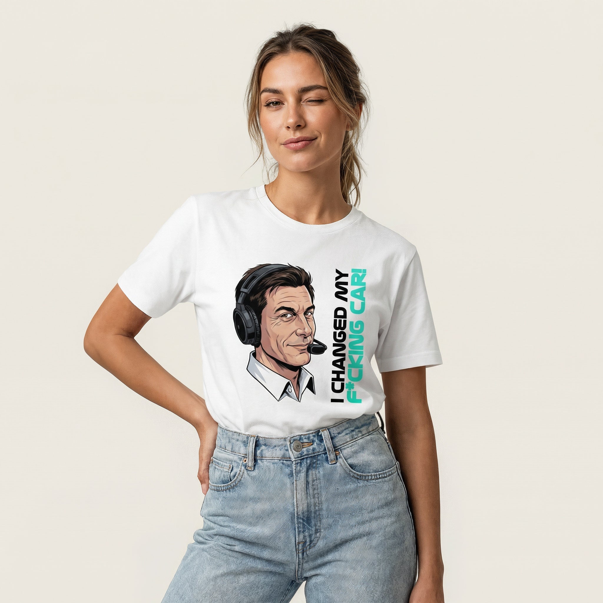 Toto: I CHANGED MY... Artwork – Toto Wolff in legendärer Pose