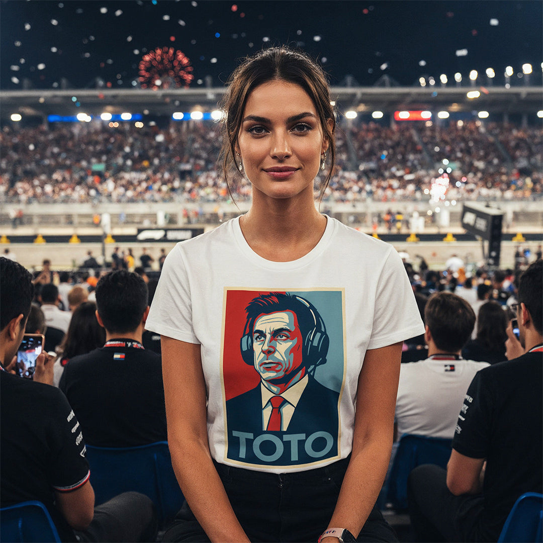 TOTO Artwork – Toto Wolff im Pop-Art-Stil