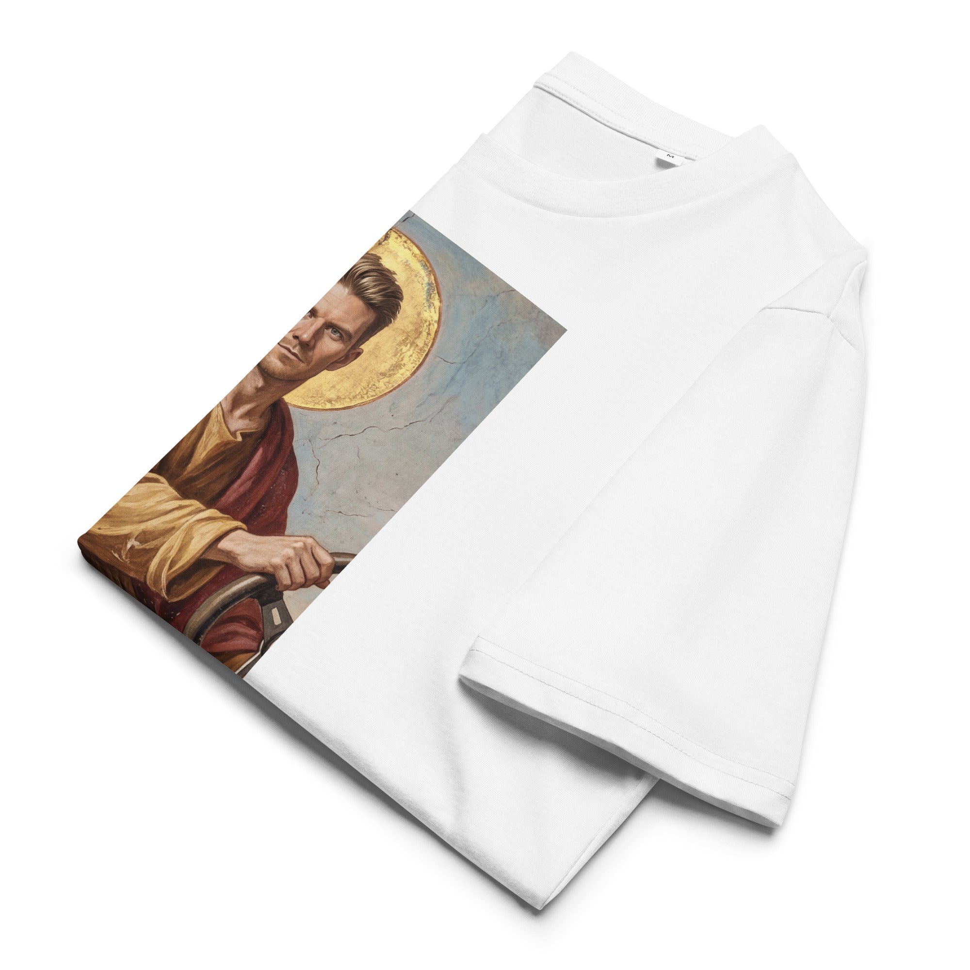 Heiliger Nicolaus T-Shirt Vorderansicht weiß