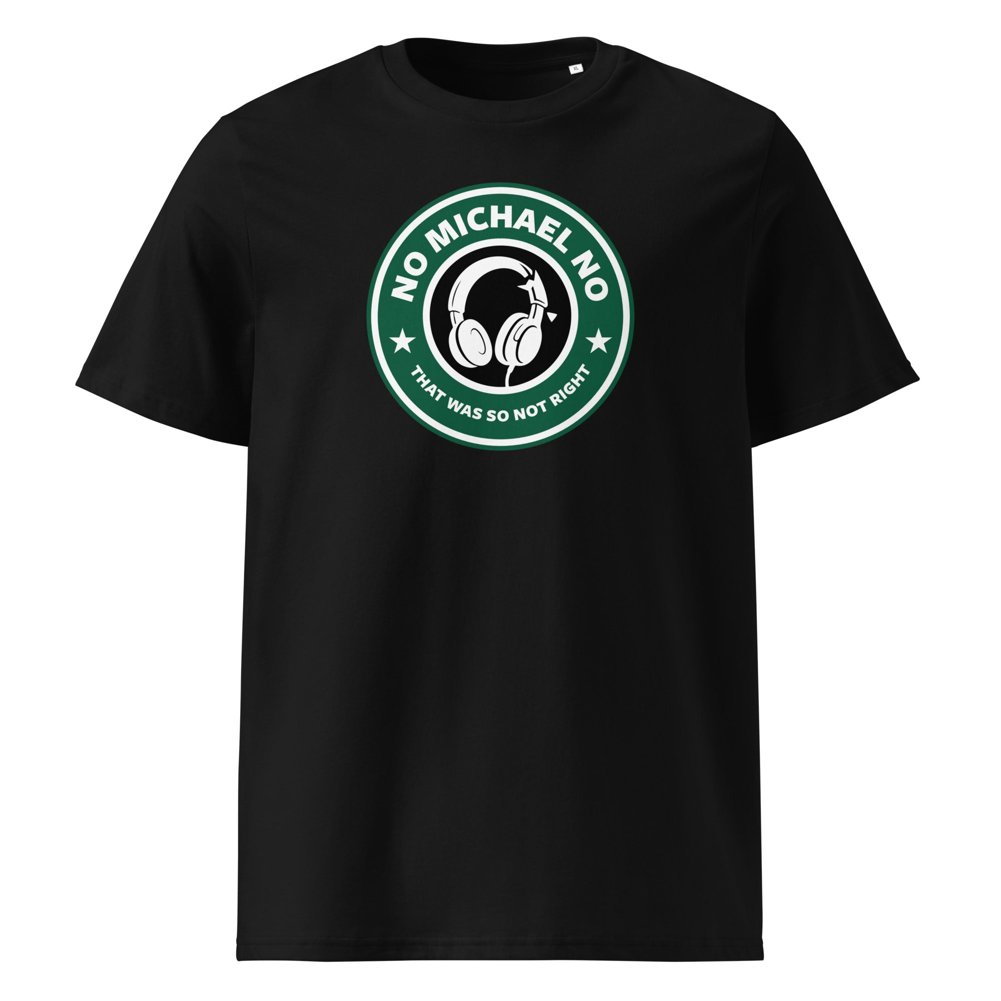 No Michael No T-Shirt schwarz – Vorderansicht
