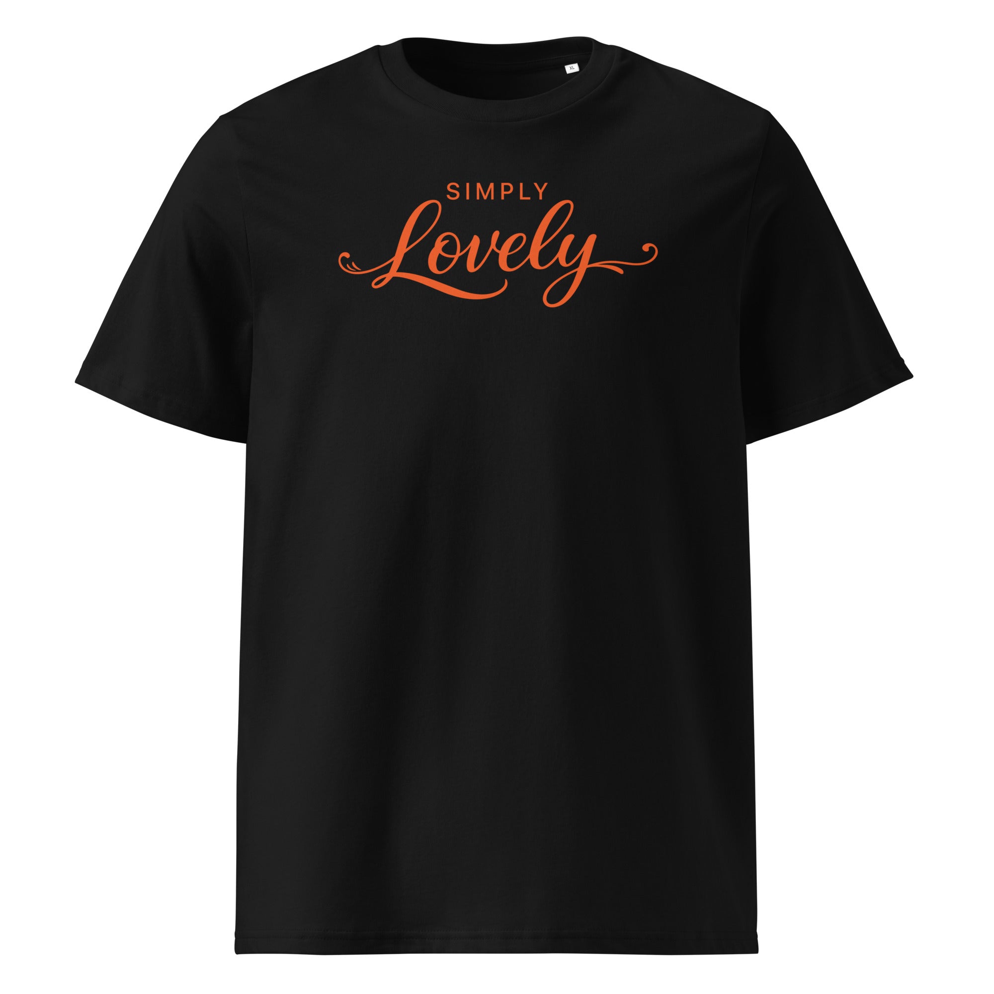 Simply Lovely T-Shirt schwarz – Vorderansicht