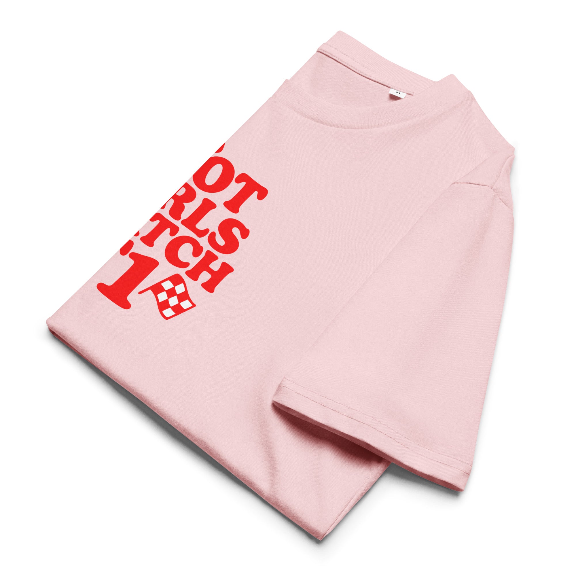 Hot Girls Watch F1 T-Shirt rosa Vorderansicht alternativ