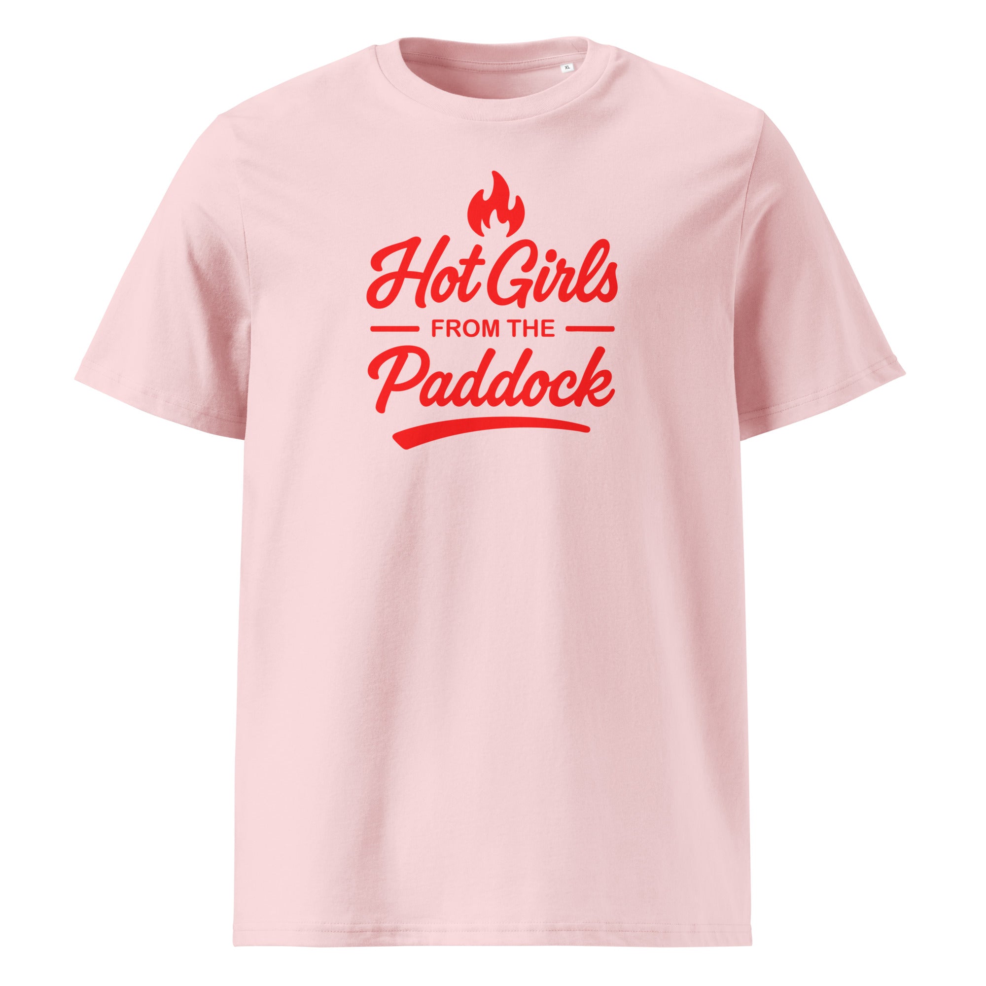 Hot Girls from the Paddock T-Shirt rosa – Vorderansicht
