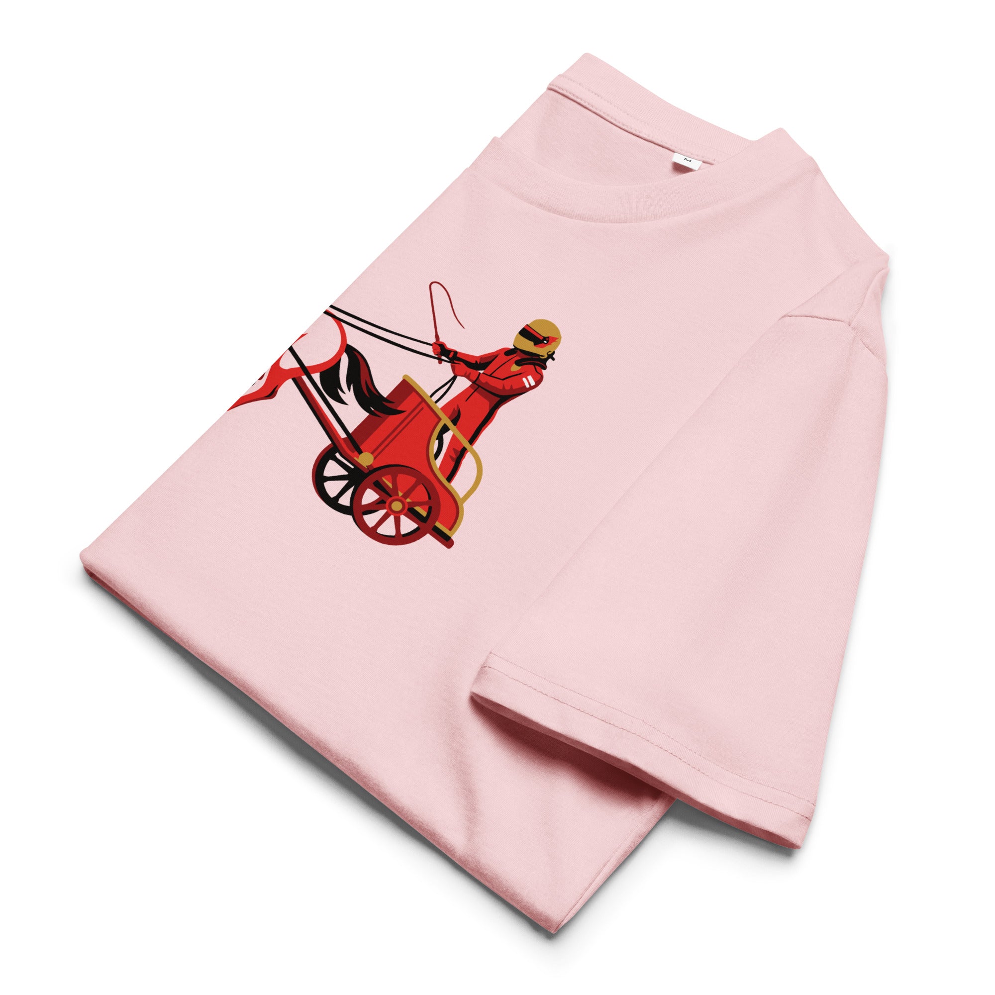 Horsepower T-Shirt rosa – zwei Pferde Motiv