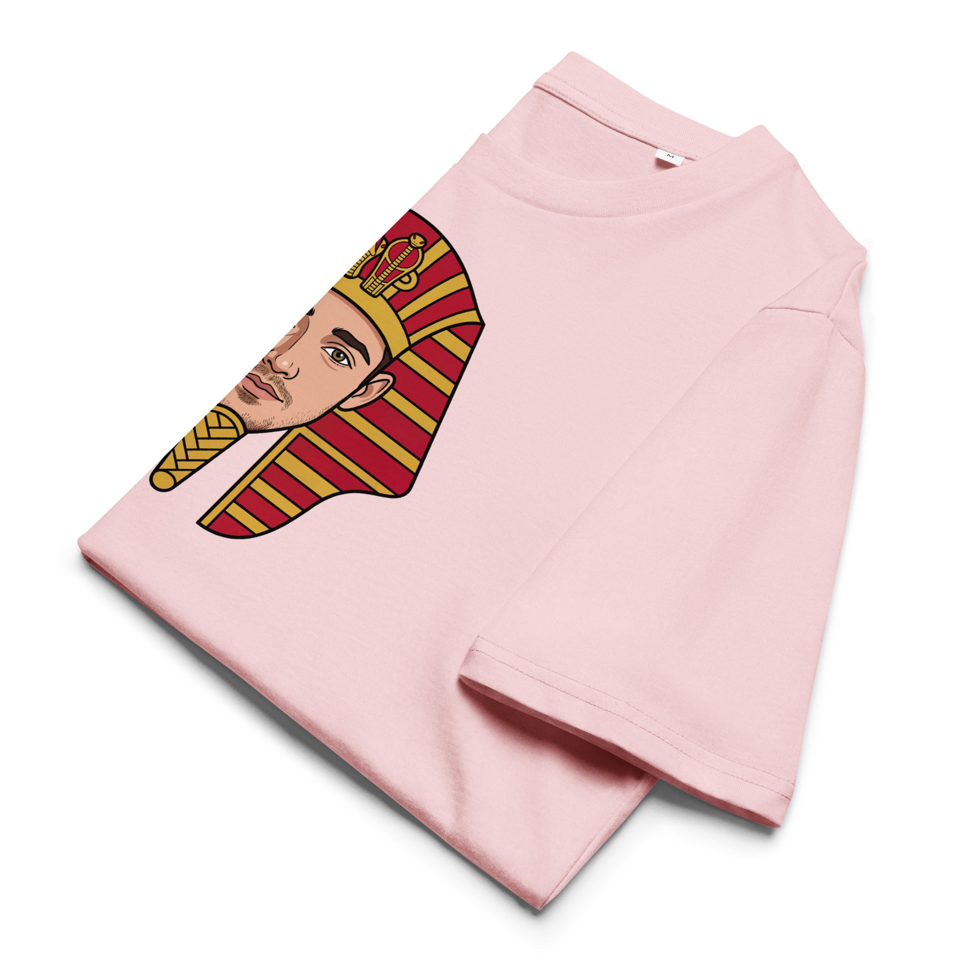 Charles Pharaoh T-Shirt rosa Vorderansicht