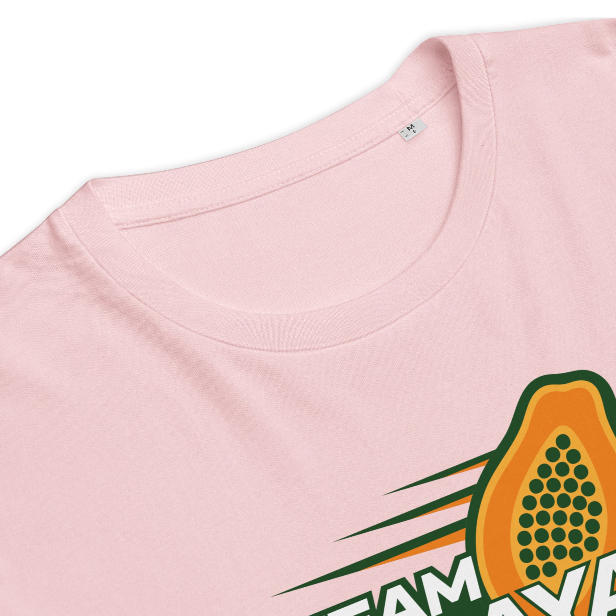 Team Papaya T-Shirt rosa Materialdetails