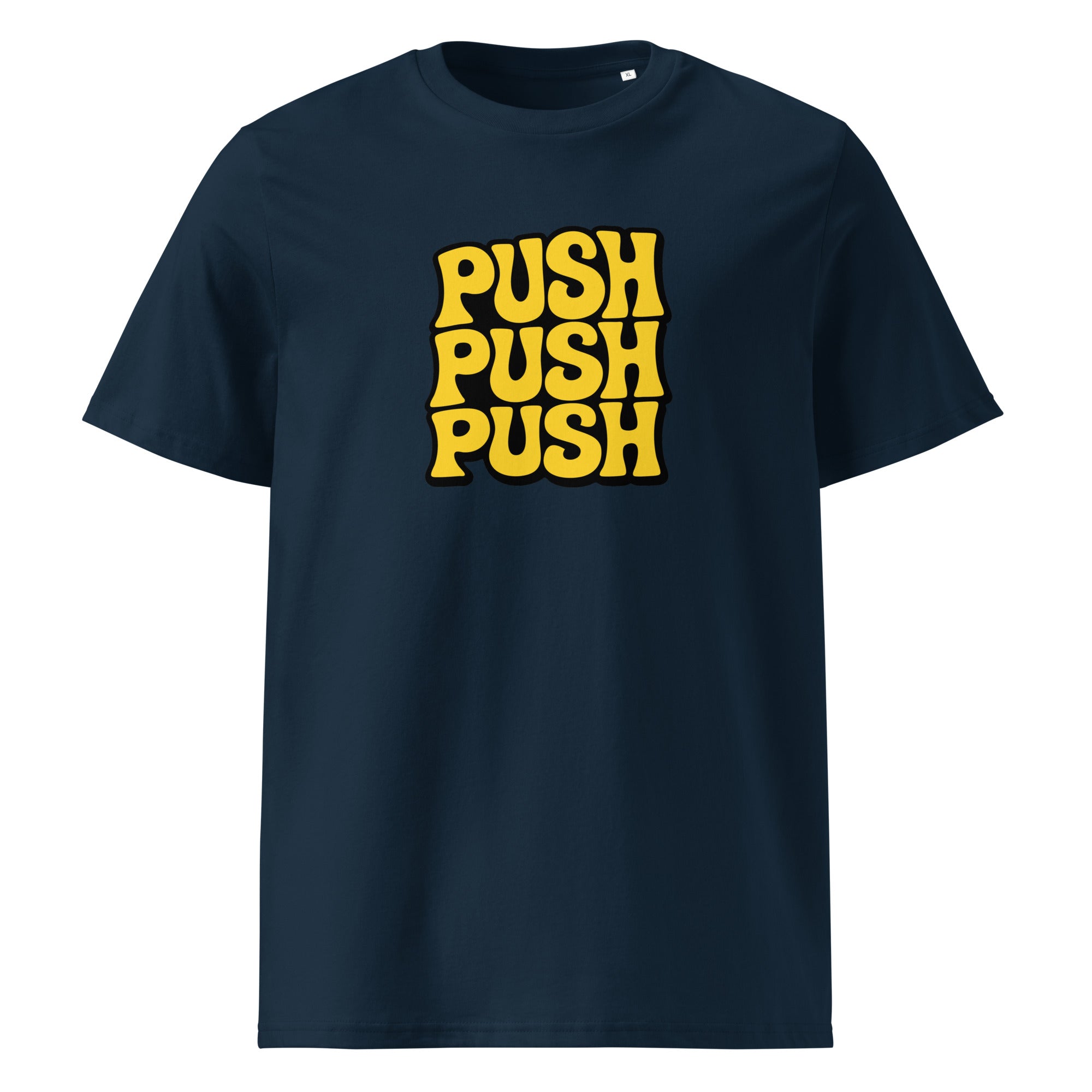 Push Push Push T-Shirt French Navy – Vorderansicht