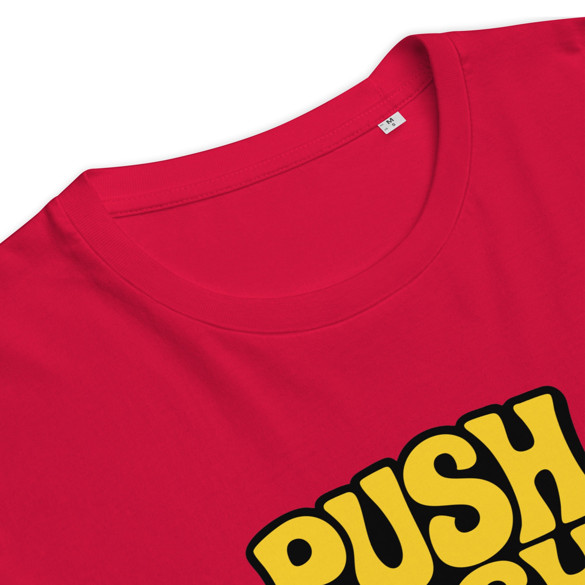 Push Push Push T-Shirt rot Materialdetails