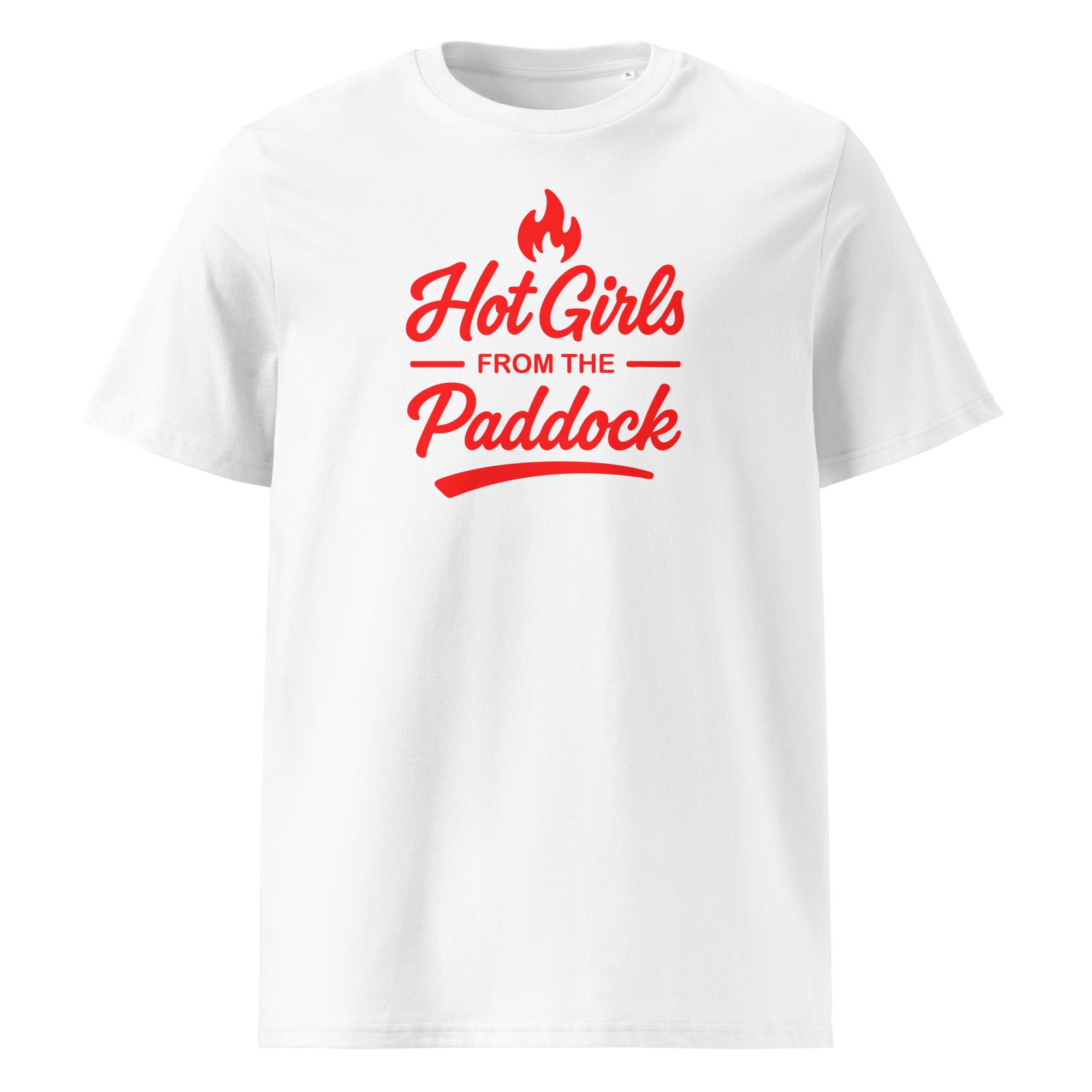 Hot Girls from the Paddock T-Shirt weiß – Vorderansicht