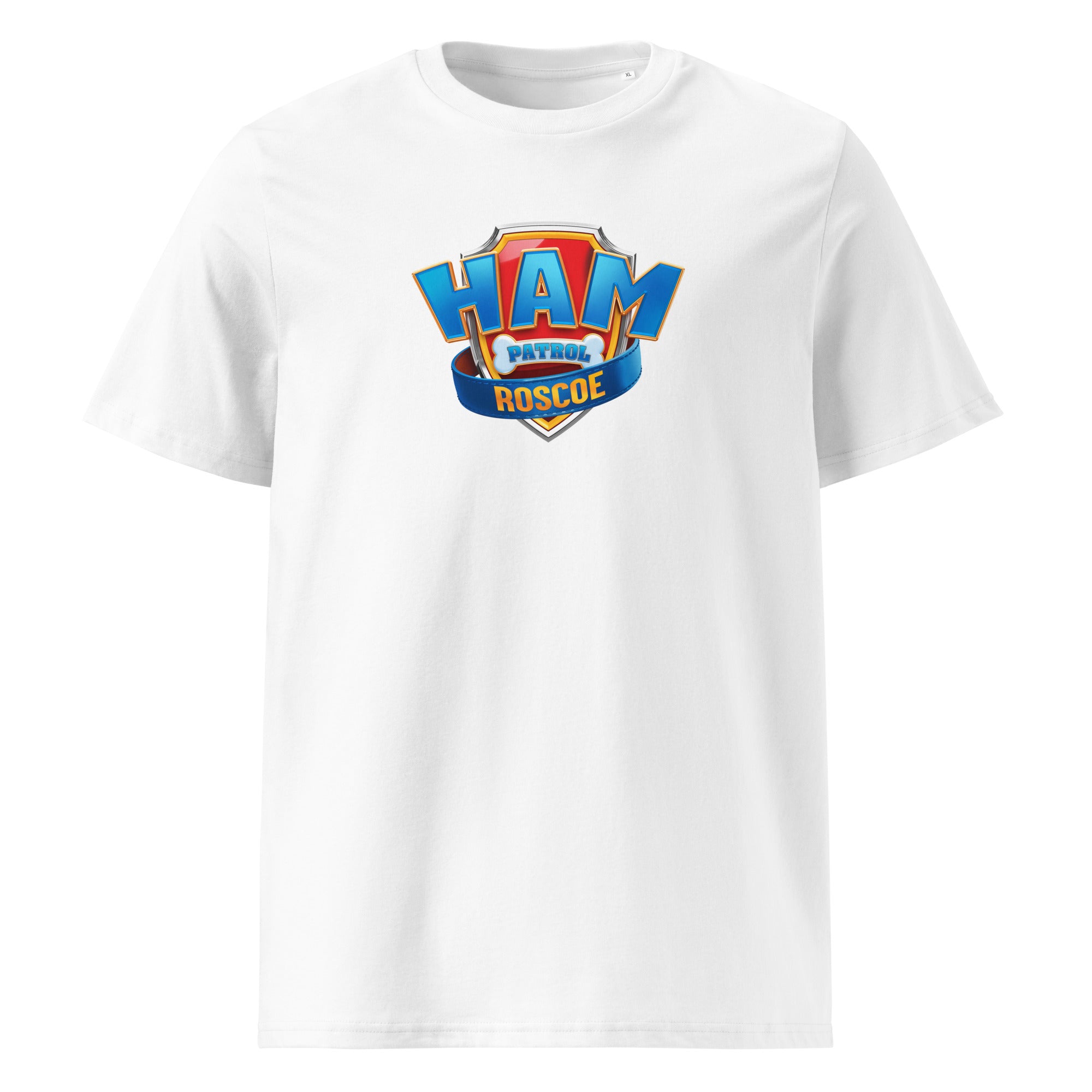 HAM Patrol T-Shirt weiß – Hamilton & Roscoe Vorderansicht