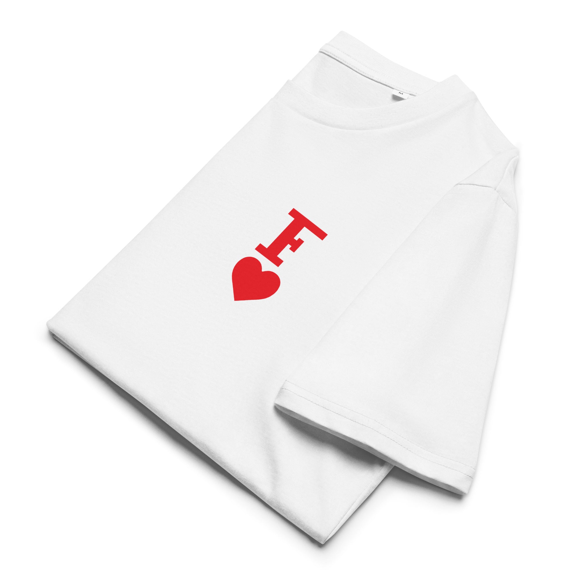 F❤️ T-Shirt weiß Vorderansicht alternativ