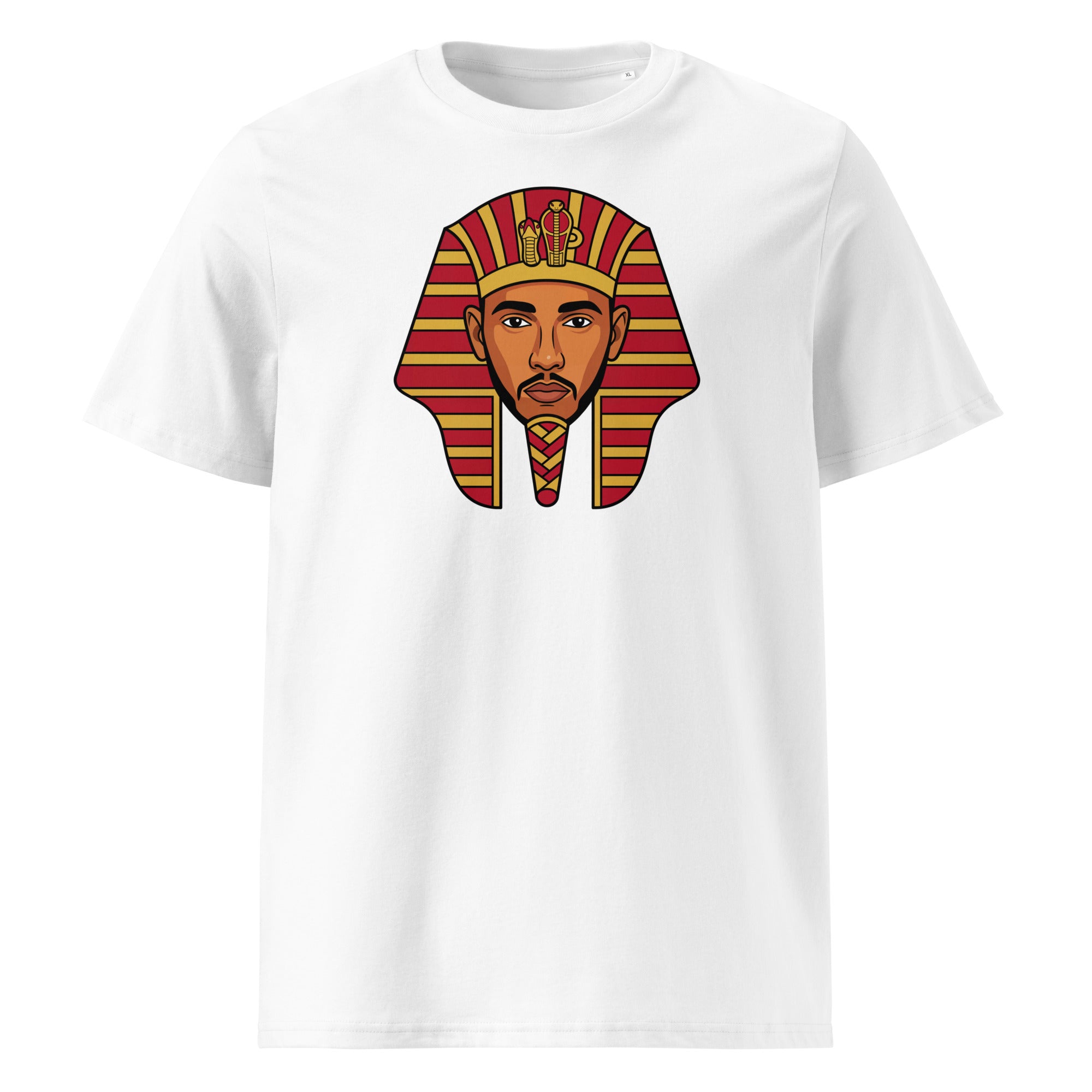 Lewis Pharaoh T-Shirt weiß – Hamilton als Pharao