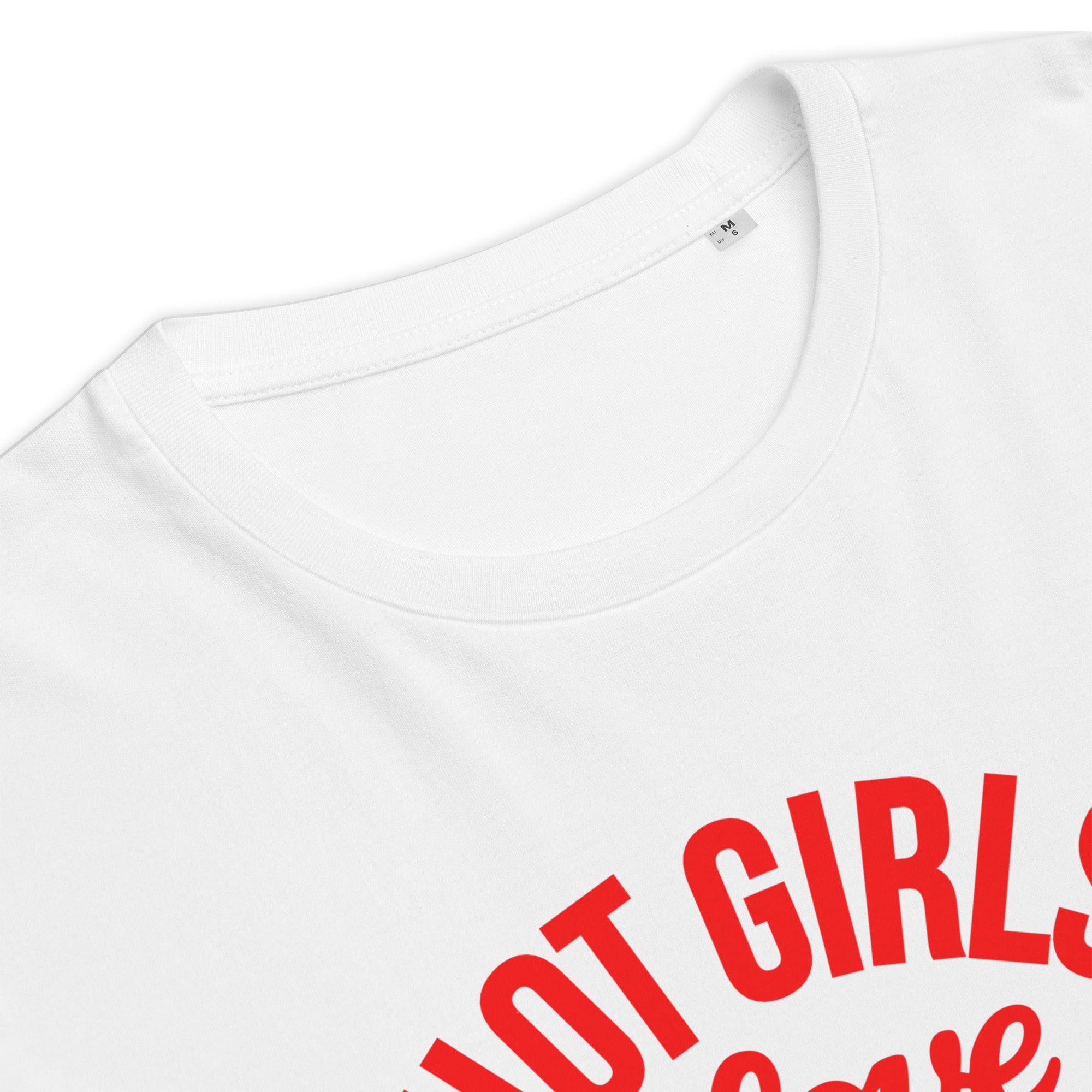 Hot Girls love Dirty Air T-Shirt weiß Materialdetails