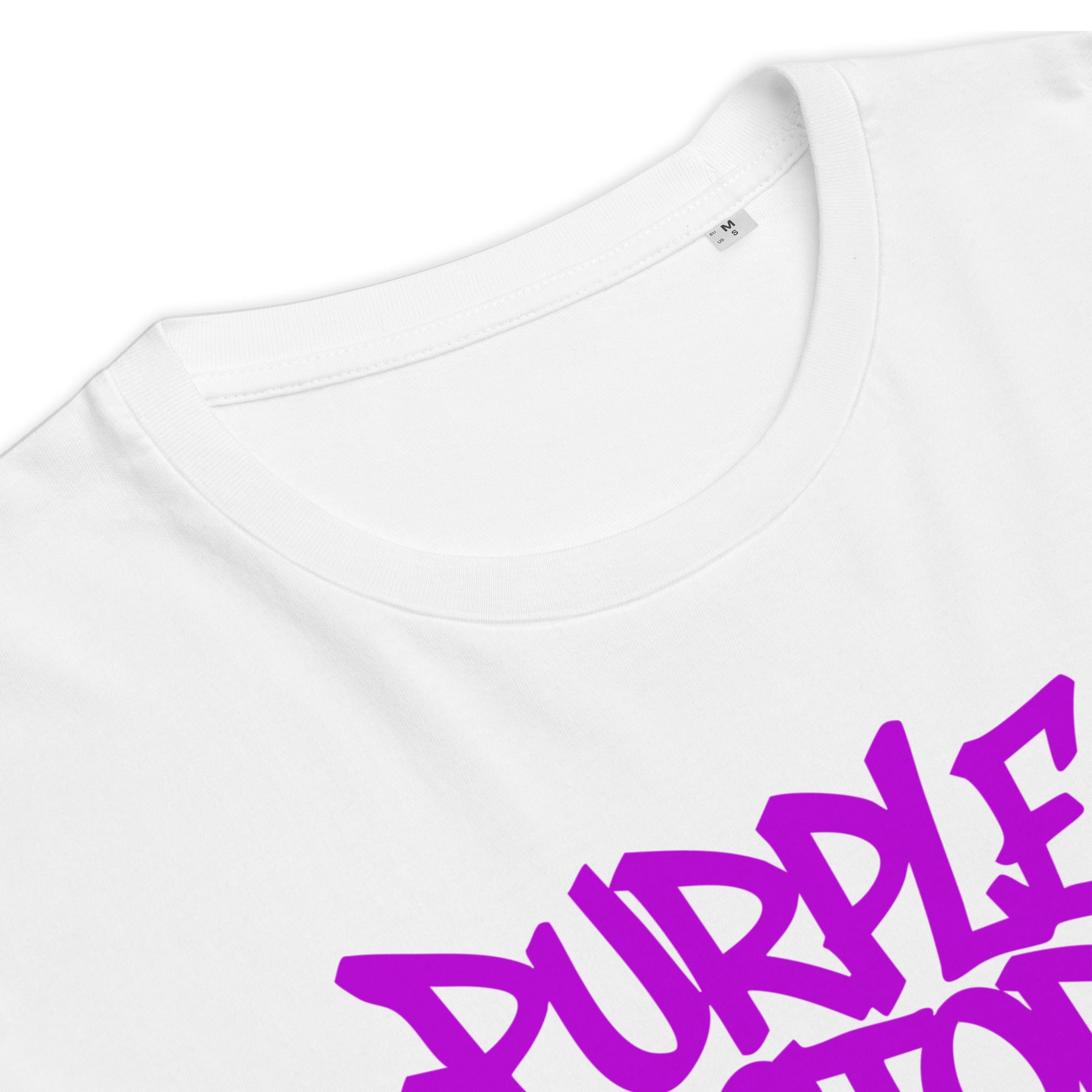 Purple Sector T-Shirt weiß Materialdetails