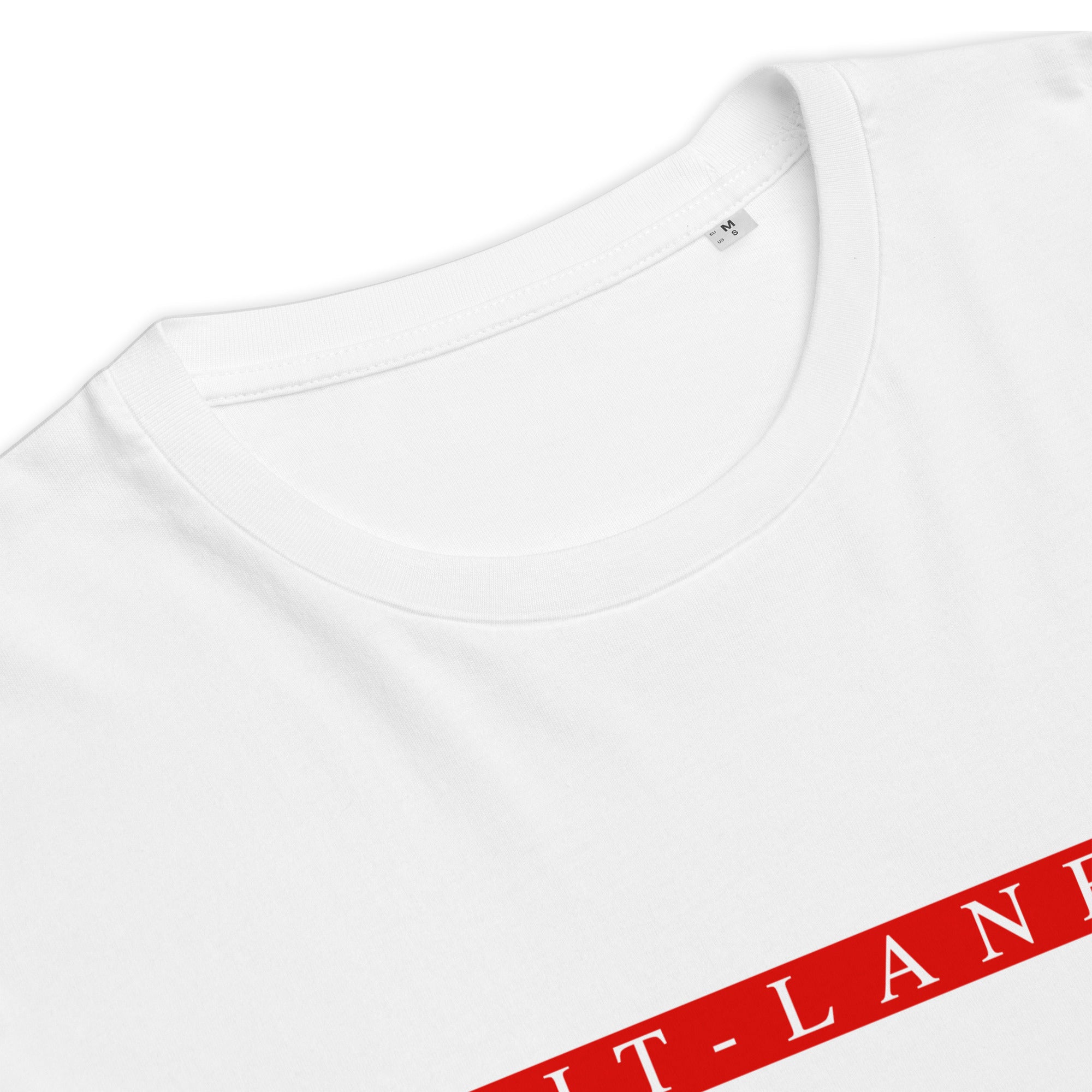 PIT-LANE T-Shirt weiß Materialdetails