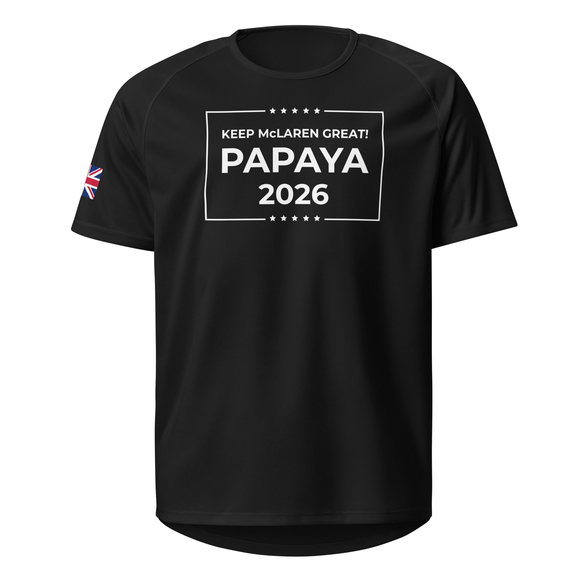 Keep McLaren Great Sports Jersey schwarz – Vorderansicht