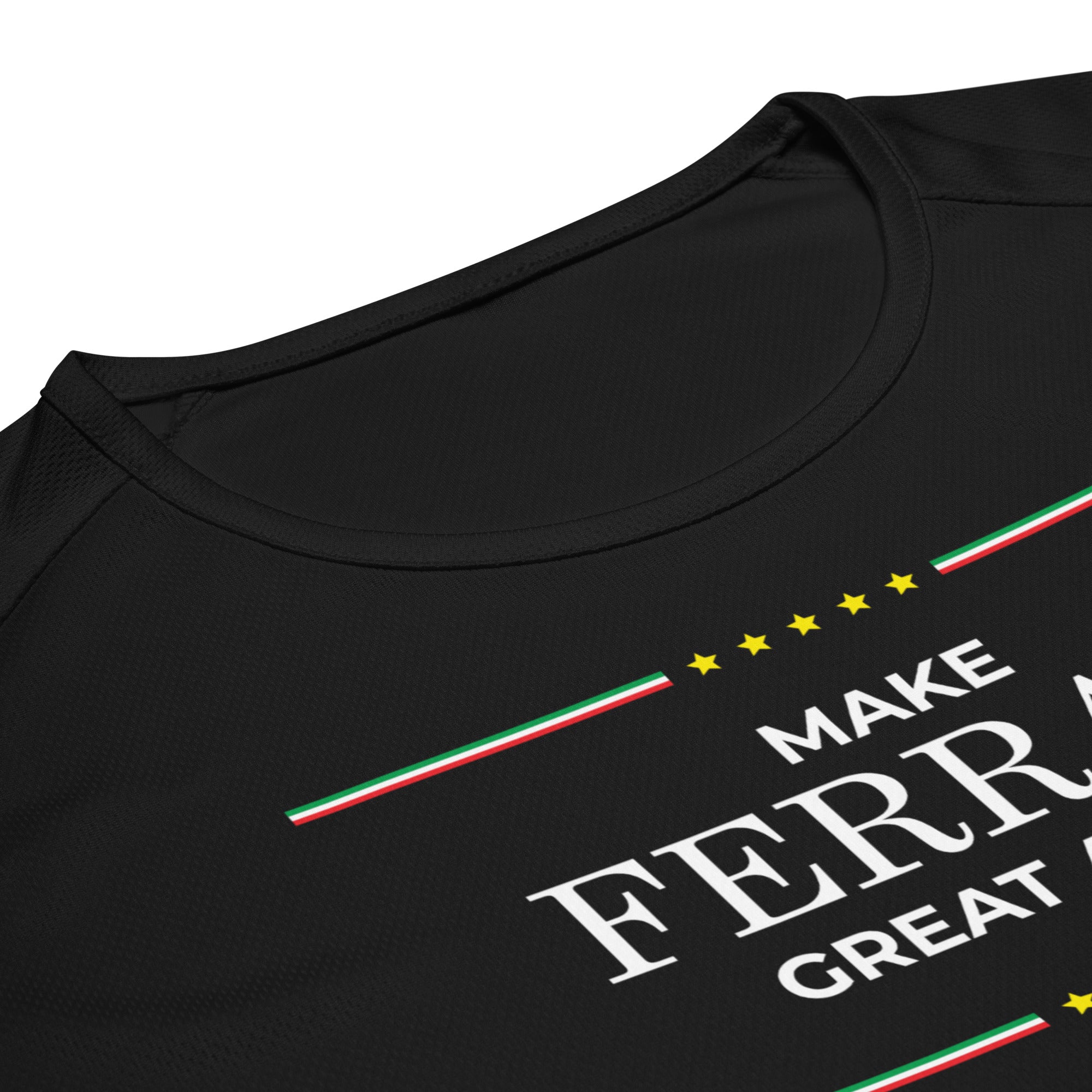 Make Ferrari Great Again Jersey schwarz Materialdetails