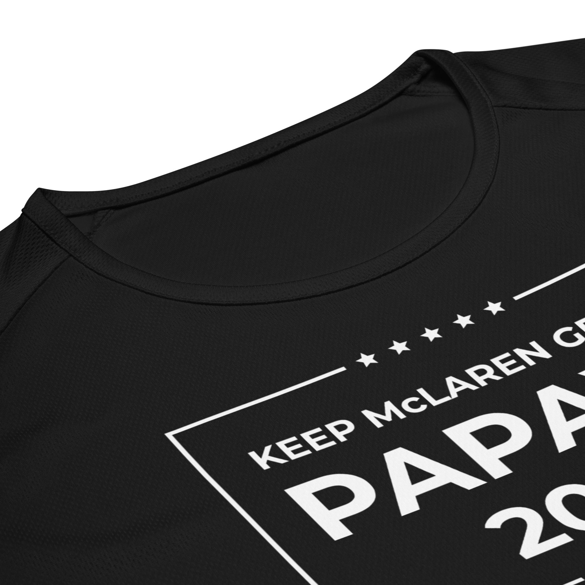 Keep McLaren Great Sports Jersey schwarz Materialdetails