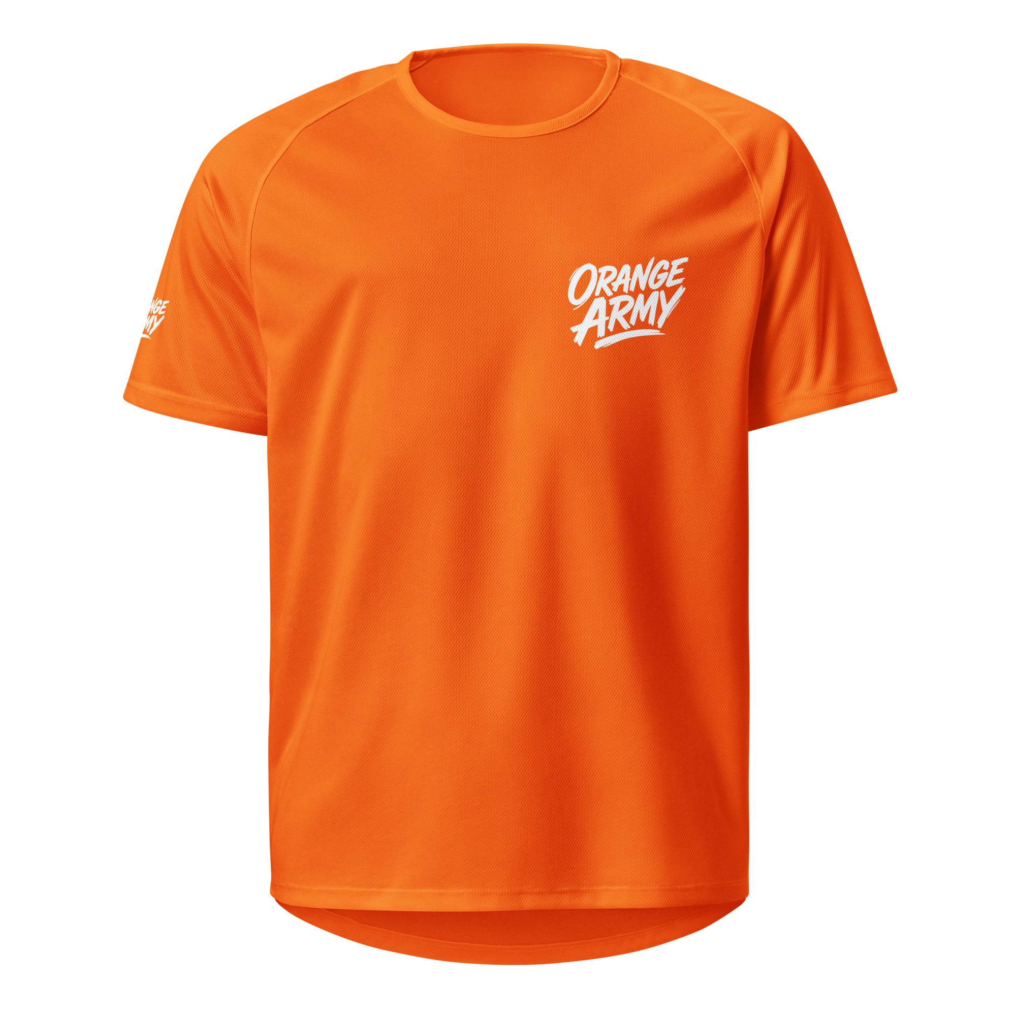 Orange Army Sports Jersey Neon-Orange – Vorderansicht