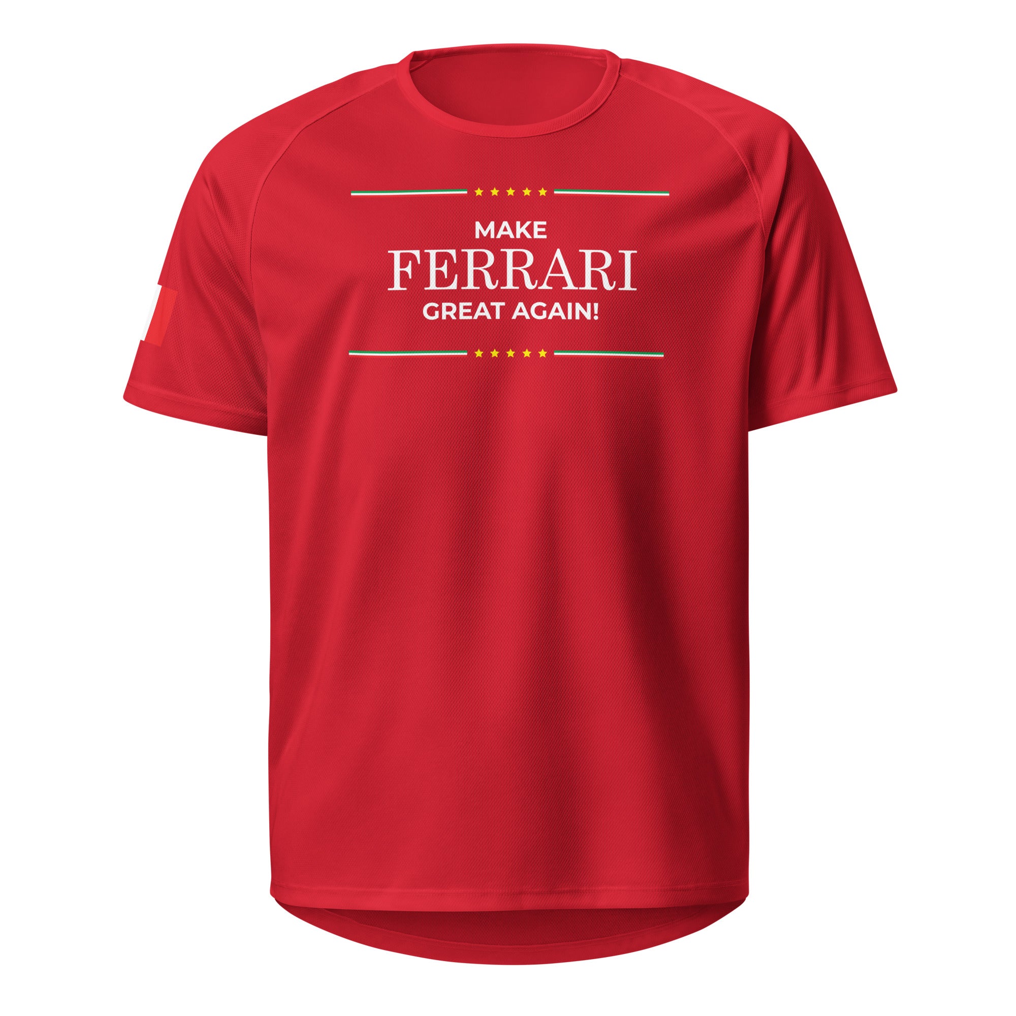 Make Ferrari Great Again Sports Jersey rot – MFGA-Schriftzug