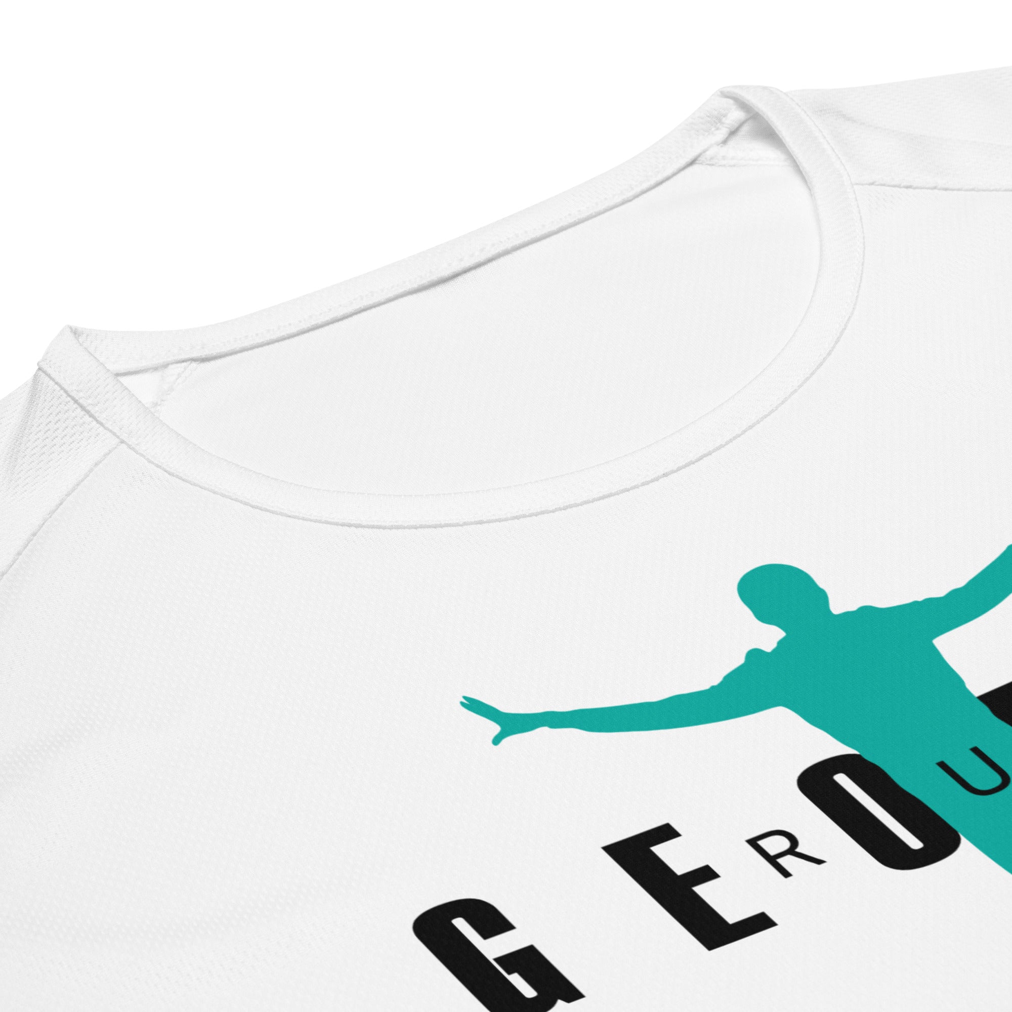 George T-Pose Sports Jersey weiß Materialdetails