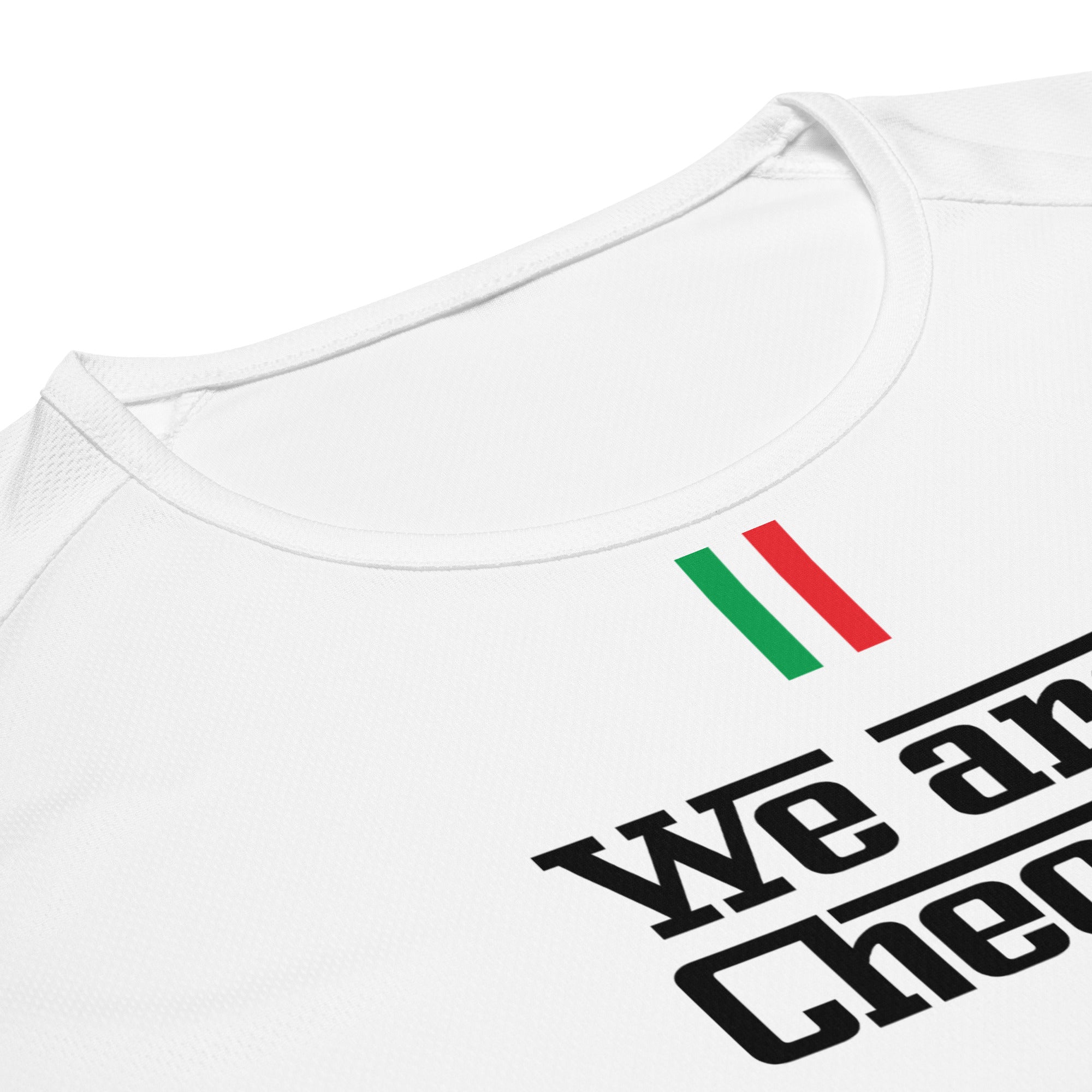 We are Checking Sports Jersey weiß Materialdetails