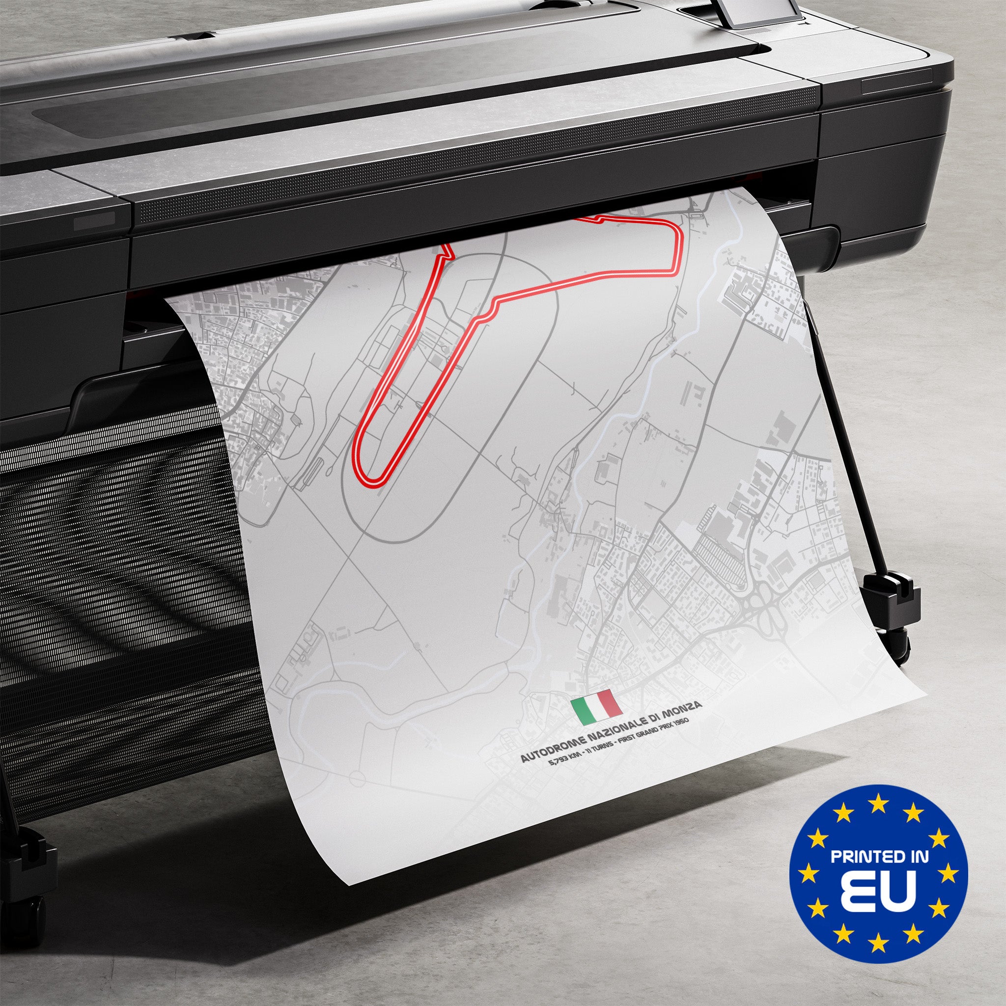 Premium-Druck Detailansicht – Monza Light Edition